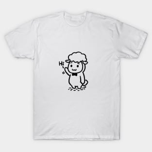 Hi, Sheep T-Shirt